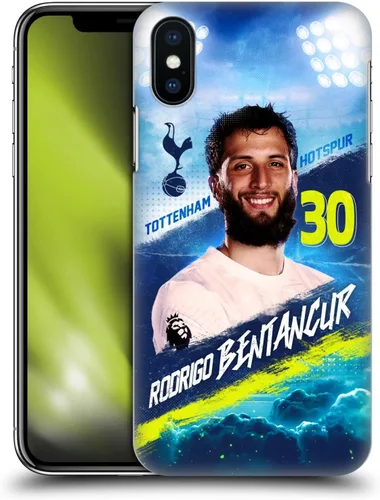 Vista 9 de Head Case Designs Tottenham Hotspur F.C. Cristian Romero 2023/24 First Team - Carcasa rígida compatible con Apple iPhone X/iPhone Xs