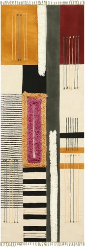 Vista 10 de Kilim Dhurrie - Alfombra de algodón de 2 x 3 pulgadas, diseño geométrico de 0.19 pulgadas, fácil de lavar a mano, lavable a mano, alfombra