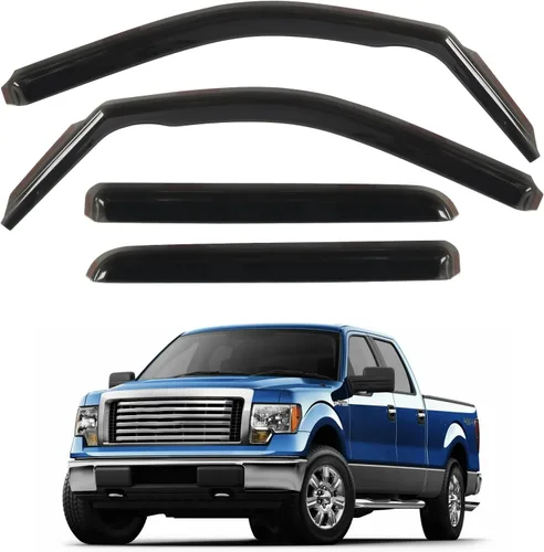 Vista 15 de Protector de lluvia apto para GMC Terrain 2010-2017, deflector de visera de ventana lateral de montaje exterior, protector de sombra de ventilación
