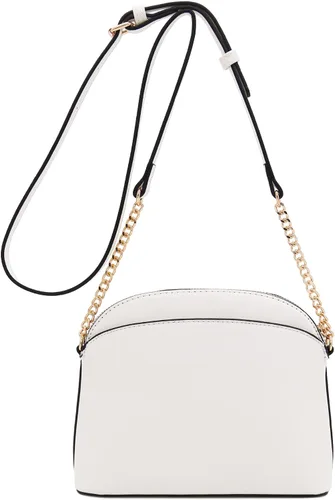 Vista 5 de FashionPuzzle Saffiano Bolso bandolera pequeño con correa de cadena