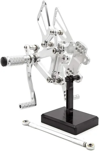Vista 9 de FXCNC Juego de estriberas ajustables CNC Billet para motocicleta, reposapiés trasero compatible con Ninja ZX6R ZX-6R ZX636 1999-2002, Ninja ZX9R