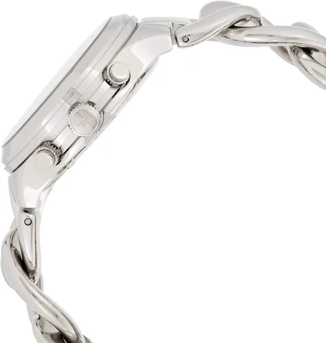 Vista 3 de Michael Kors MK3149 Runway Reloj de pulsera de acero con cronógrafo y cadena torcida para mujer