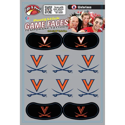 Vista 107 de Fan-A-Peel Tatuajes temporales sin agua del estado de Louisiana, hipoalergénicos, para despegar y pegar, tatuajes temporales impermeables