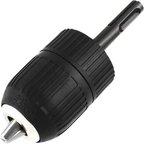 Vista 8 de HFS (R) Portabrocas sin llave para taladro de 3/8" con 24 UNF rosca montaje eje 0.031-0.394 in capacidad