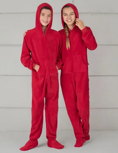 Vista 39 de Footed Pajamas - Pijama de una pieza de chenilla para niños pequeños Enterizo de pijama de una pieza para niños y niñas Unisex