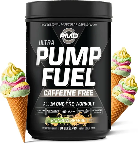 Vista 25 de PMD Sports Pump Fuel All in Insanity, Polvo Pre-Entreno Definitivo y Bomba Muscular, Energía de Máxima Fuerza, Concentración, Resistencia