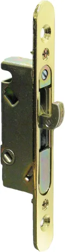 Vista 11 de FPL #3-45-S Cerradura de muesca de repuesto para puerta de vidrio deslizante, Dorado