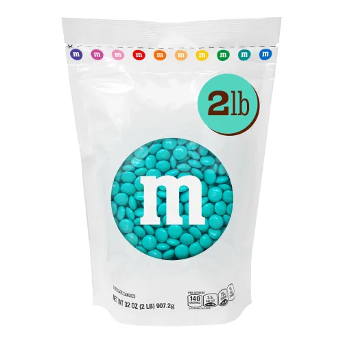 Vista 2 de M&M's - Bolsa de dulces de un solo color, de chocolate con leche, a granel.