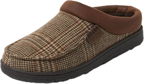 Vista 20 de Dearfoams Zapatilla de casa tipo zueco para hombre Brendan de espuma viscoelástica transpirable para interiores y exteriores con anchos amplios