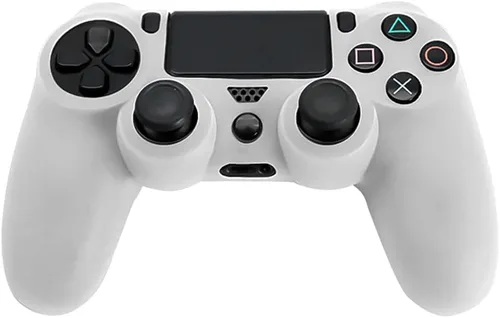 Vista 3 de OSTENT Funda protectora de gel de silicona suave para Sony Playstation 4 PS4 Controller Color Blanco