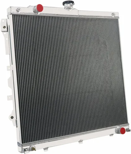 Vista 8 de Tundra - Radiador de aluminio compatible con Toyota Sequoia 2008-2014/07-13 Tundra Pickup 4.6L 5.7L V8, radiadores de enfriamiento de núcleo de 4
