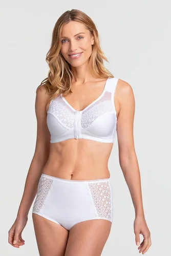 Vista 5 de Miss Mary of Sweden Cotton Ease - Brasier sin aros con cierre frontal para mujer
