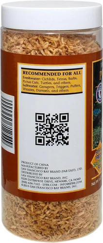 Vista 2 de San Francisco Bay Brand Alimento de plancton liofilizado para peces – Potenciador de color natural para todos los peces de agua dulce y salada