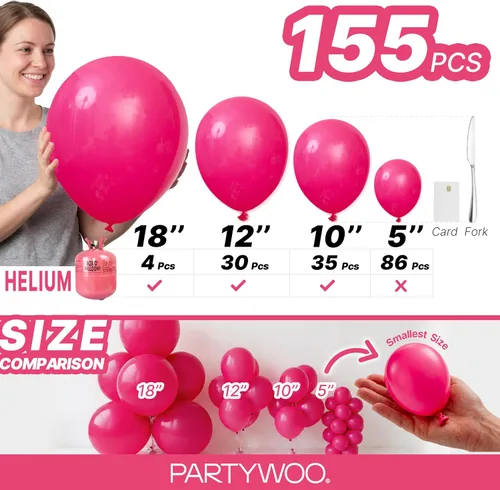Vista 162 de PartyWoo 50 globos de látex color piel albaricoque, globos de helio boho de Albaricoque-f05