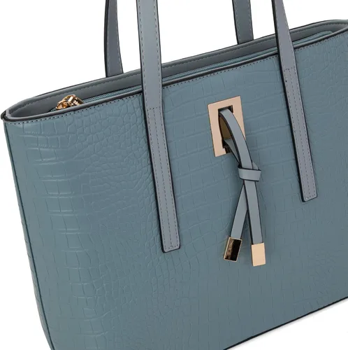 Vista 6 de Juego de bolso de mano para mujer, grande y mediano, 2 piezas, bolsa de hombro con funda