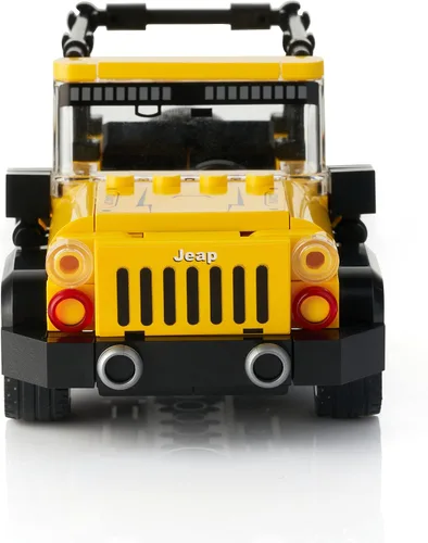 Vista 3 de Block Builder Juego de bloques de construcción de automóviles Jeep Wrangler (242 piezas) Bloques de construcción de coches de carreras para niños