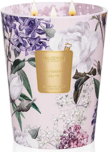 Vista 41 de M&SENSE - Vela de cera de soja natural aromática de 35 onzas, extragrande, 3 mechas, 150 horas, larga duración, combustión lenta, para decoración