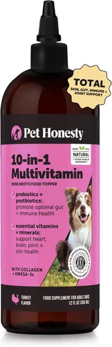Vista 14 de Multivitaminas para perros mayores - Vitaminas y suplementos esenciales para perros - Glucosamina, probióticos, aceite de pescado Omega