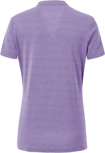 Vista 3 de BASUDAM Polo de golf para mujer, cuello en V, manga corta, sin cuello, camisetas de tenis para correr, secado rápido