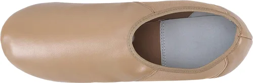 Vista 6 de ARCLIBER Zapato de jazz de cuero para niñas y niños (niños grandesniños pequeñosniños)