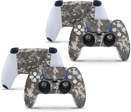 Vista 5 de PS5 Disk Console Digital CAMO Skin Decal Vinal Sticker + 2 Controladores Skins Set