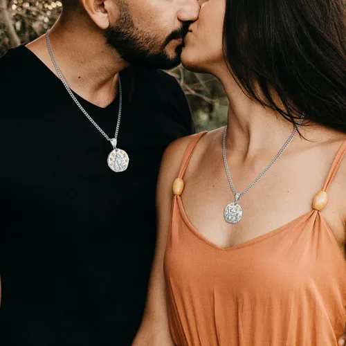 Vista 7 de Collar del zodiaco para mujeres y hombres, collar del zodiaco con acuario Piscis Aries, Tauro, Géminis, cáncer, Leo, Virgo, Libra, Escorpio