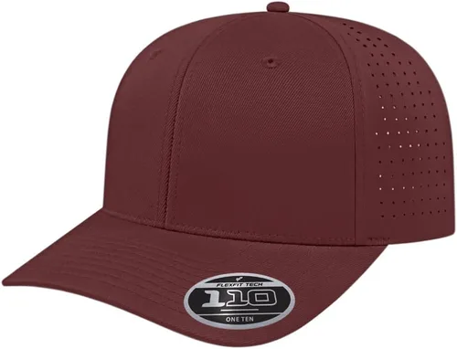 Vista 57 de Cap America i8533 Flexfit 110 Gorra Snapback Perforada de Rendimiento de Perfil Medio de 6 Paneles con Protección UV y Snapback Ajustable
