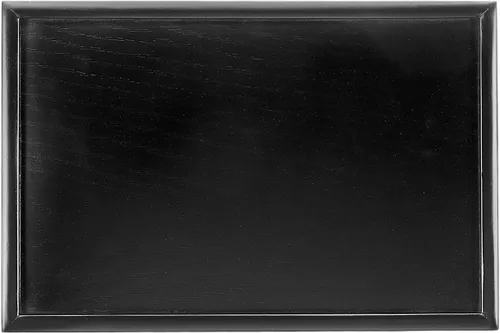 Vista 10 de Bandeja rectangular de madera para servir de madera, bandeja decorativa, 13.8 x 9.5 pulgadas, apta para decoración del hogar, cocina, mesa auxiliar