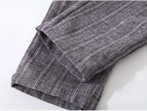 Vista 7 de Abolai Conjunto de caballero de 4 piezas para bebé con camisa, corbatín, chaleco y pantalón a rayas verticales