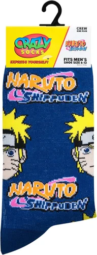 Vista 5 de Crazy Socks, Naruto Heads, animación japonesa, calcetines de regalo para hombre, Cabezas de Naruto