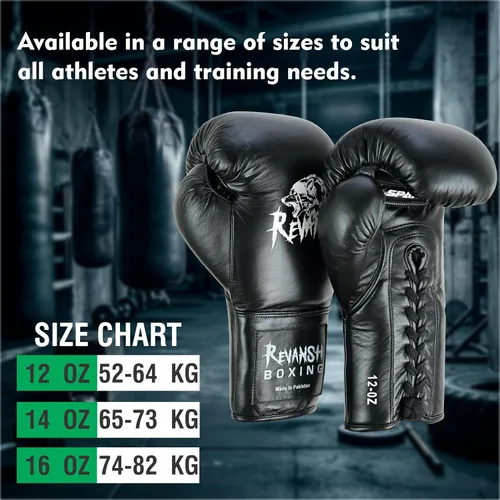 Vista 6 de Guantes de boxeo deportivos de piel de vaca con cordones, guantes profesionales de primera calidad para hombres y mujeres, perfectos