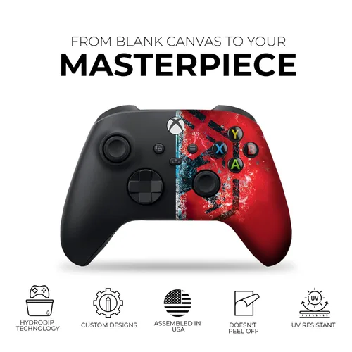 Vista 3 de DreamController Original Xbox Wireless Controller Special Edition Customized Compatible with Xbox One SX, Xbox Series XS & Windows 10 Made with