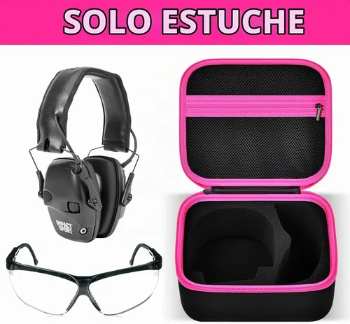 Vista 4 de PAIYULE Funda para orejeras electrónicas delgadas de Walker's Razor / para Howard Leight Shooting Caza Audición Protección de los oídos