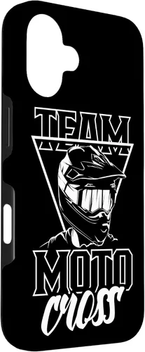 Vista 3 de Funda para iPhone 16 Team Motocross Lover Riding Rider