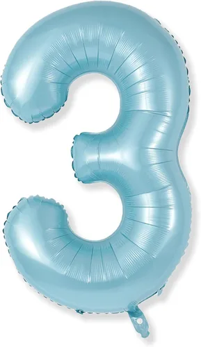 Vista 102 de Globos de Sirena Número 0 de 40 Pulgadas, Juego de Globos de Números Grandes Morado Verde Azulado Arcoíris 0-9, Globos de Números de Papel