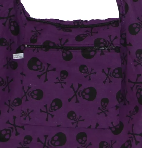 Vista 20 de Bolso cruzado estilo bohemio bohemio estilo hobo hippie gótico de 33 pulgadas, color negro