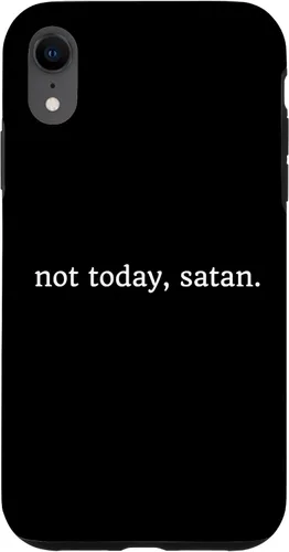 Vista 8 de Funda para iPhone 15 No hoy satanás divertida cita cristiana religión caso