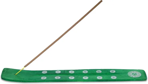 Vista 22 de Bless-International Quemador Tradicional Hecho a Mano de Madera Portaincienso Soporte Recogecenizas para Aromaterapia-Meditación-Yoga