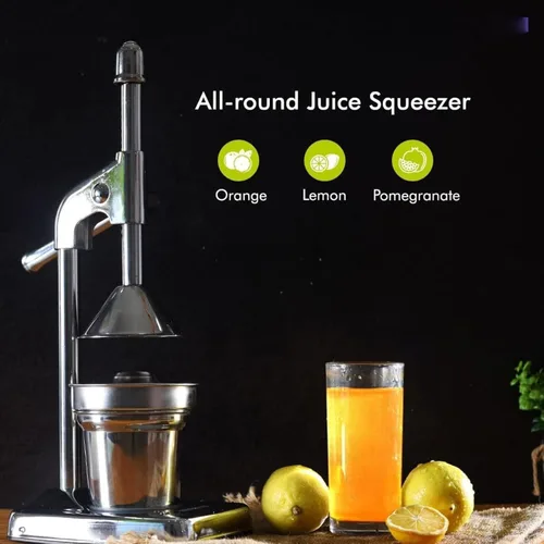Vista 5 de Cast Iron Juicer Hand Press, Cast Iron Juicer, Effective Stainless Steel Manual Juice, Heavy Duty Hand Press Juice Extractor for Fresh Lemonade