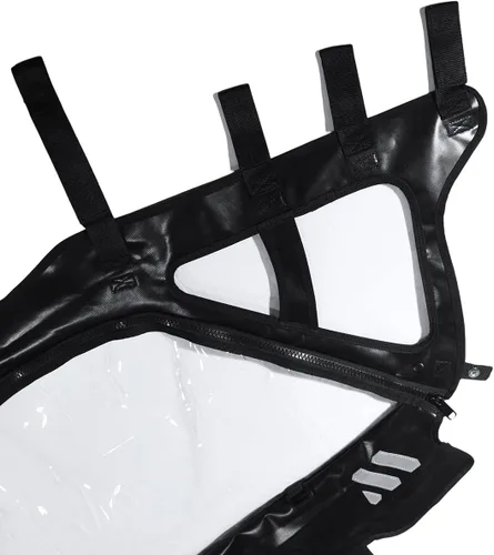 Vista 8 de UTV - Juego de recinto de puerta superior suave negro para compatible con Can Am Maverick X3 2-Seat 2017-2023