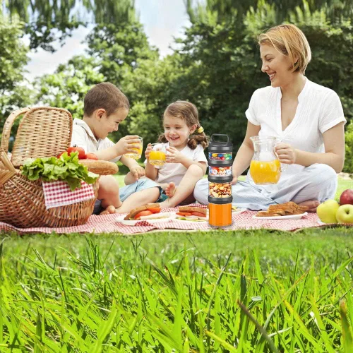 Vista 7 de SELEWARE Tarros apilables para aperitivos, juego de recipientes apilables con cierre giratorio, contenedor de viaje para almacenamiento de alimentos