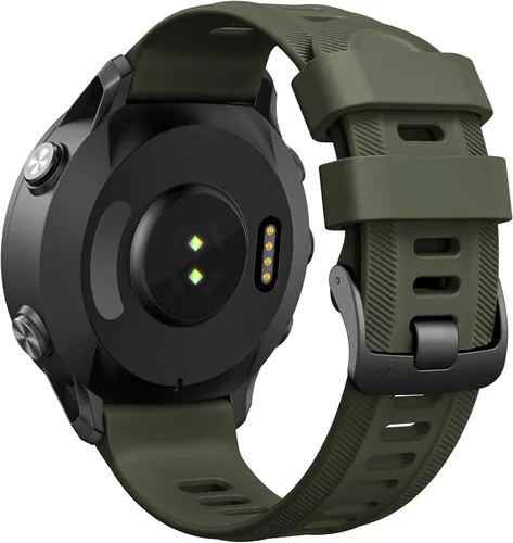 Vista 8 de ANCOOL Correa de reloj Garmin Instinct / Forerunner 955, correas de silicona suave de 0.866 in para Forerunner 945/Instinct 2/Forerunner