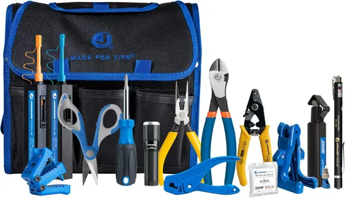 Vista 11 de Kit de preparación de fibra Jonard Tools TK-120 - Juego de 12 herramientas de acceso y terminación de cables de fibra óptica con herramientas