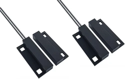 Vista 7 de MC-31 NC Montaje en superficie con cable de seguridad para puerta de ventana de seguridad con sensor de contacto Interruptor magnético de lengüeta