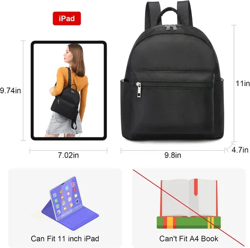 Vista 4 de LOVEVOOK Mini mochila pequeña y linda mochila de moda para niñas y mujeres