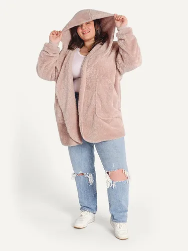 Vista 2 de UnHide Shleepy Faux Fur Robe - Lightweight, Extra Soft, & Warm Wearable Blanket - Made From Soft Polyester Faux Fur