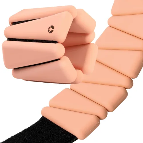 Vista 11 de OmWeights: pesas de muñeca y tobillo para mujeres y hombres, eleva tus entrenamientos con brazaletes pesados, pesas de tobillo para cardio, yoga