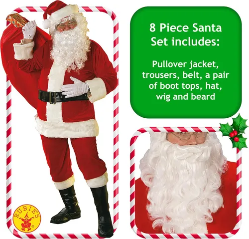 Vista 2 de Rubie s Costume Co terciopelo Papá Noel Suit Disfraz