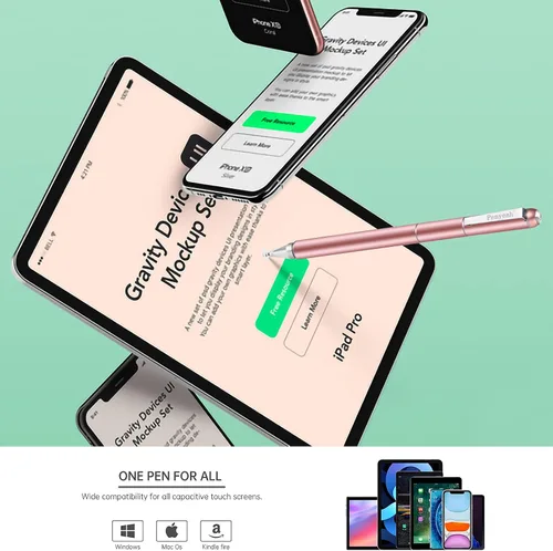 Vista 4 de Penyeah Lápiz capacitivo para Switch 2 DS Lite, múltiples puntas capacitivas para pantalla táctil, iPhone, teléfonos Android, tabletas, Chromebook
