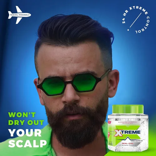 Vista 7 de Xtreme Pro-Expert - Gel transparente para el cabello, sin alcohol, control las 24 horas con aloe vera, tamaño de viaje, 3.39 onzas (paquete de 24)